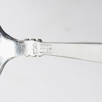 Cutlery set, 100 pieces, silver, "Paris", Mema, Lidköping, 1950s–60s, in fitted case.