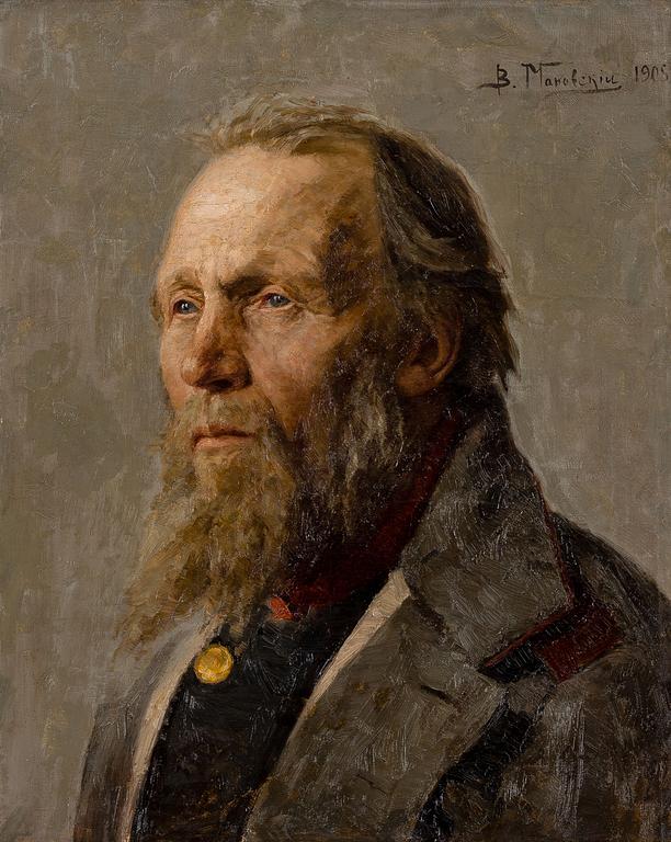 VLADIMIR MAKOVSKI, PORTRAIT OF AN OLD MAN.