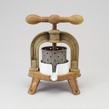 ANKPRESS, järn, Frankrike, 1900-talets början.