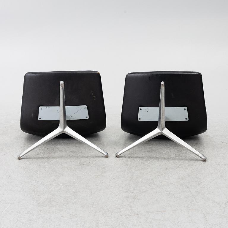 Preben Fabricius & Jørgen Kastholm, Chairs, a pair, second half of the 20th century.