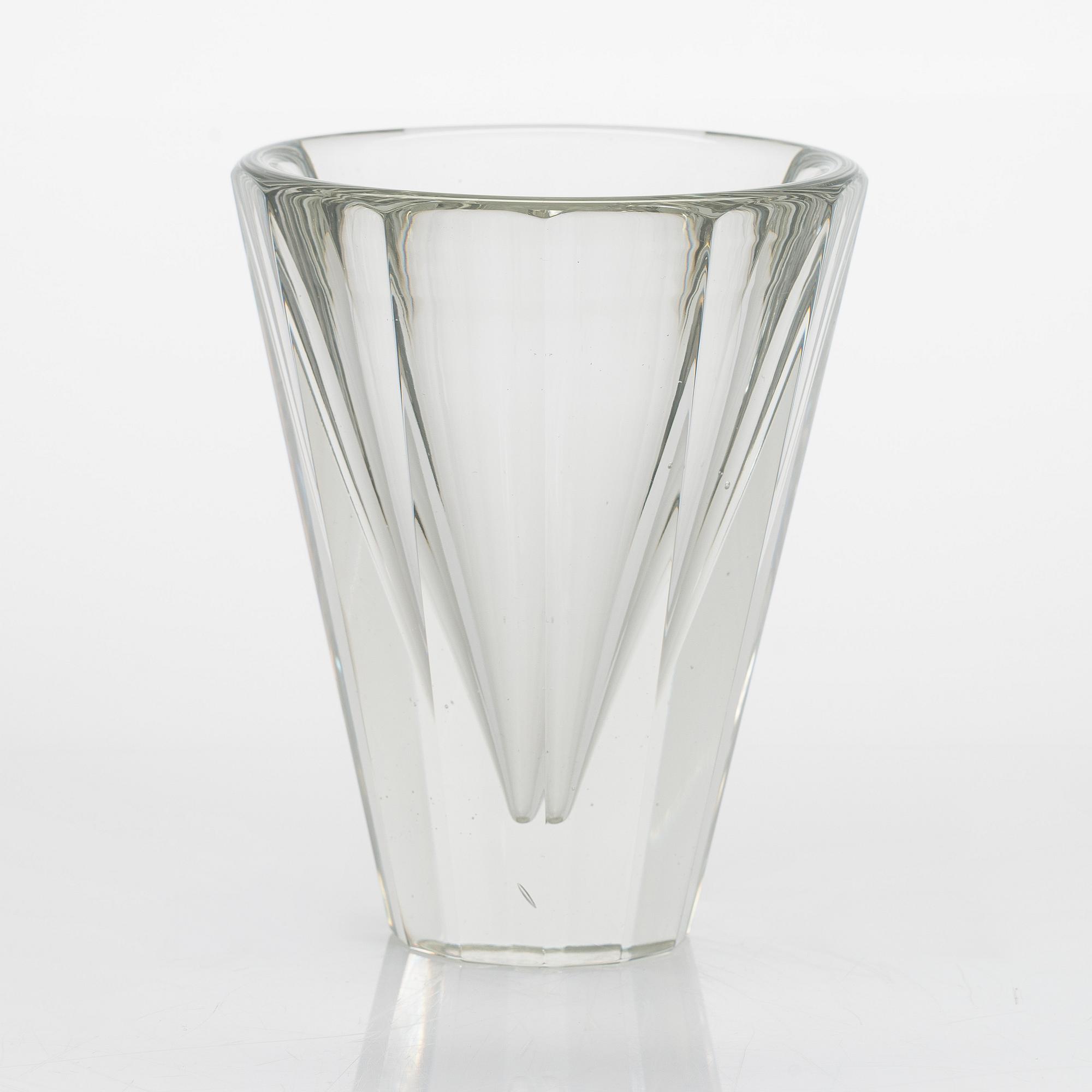 Tapio Wirkkala, maljakko 3554, signeerattu Tapio Wirkkala Iittala.