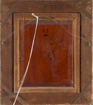 ISAAC GRÜNEWALD, oil on panel, signed.