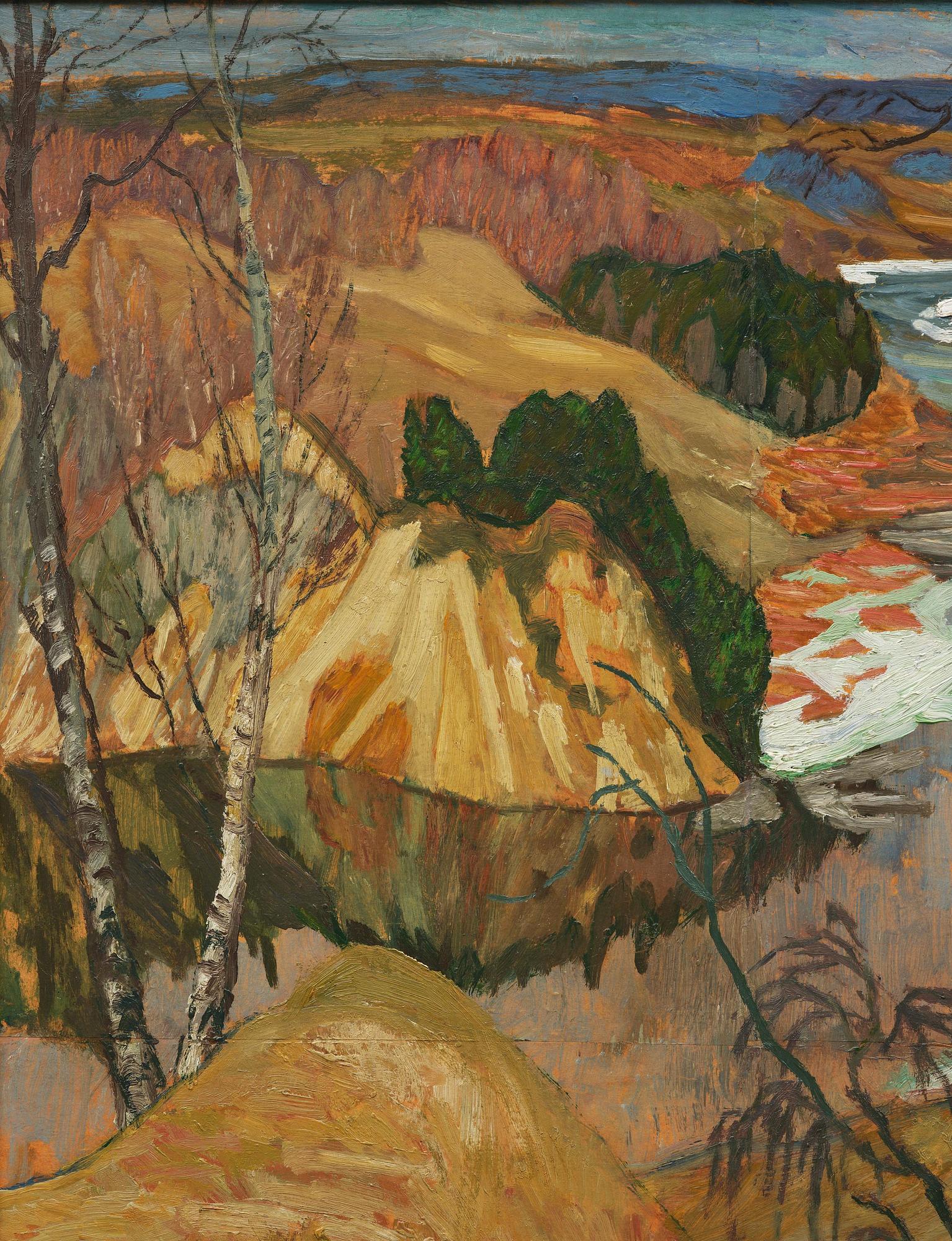 Helmer Osslund, "Tidig vår, Österås" ("Early Spring, Österås").