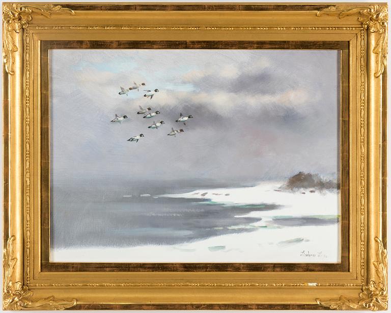 LINDORM LILJEFORS, oil on canvas, signed Lindorm L and dated -70.