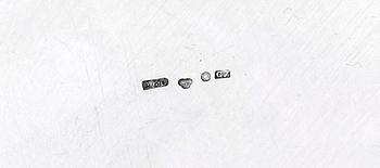 SKÅLAR, 3 st, silver, bl a A.G. Dufva, Stockholm 1909. Tot vikt ca 485 g.