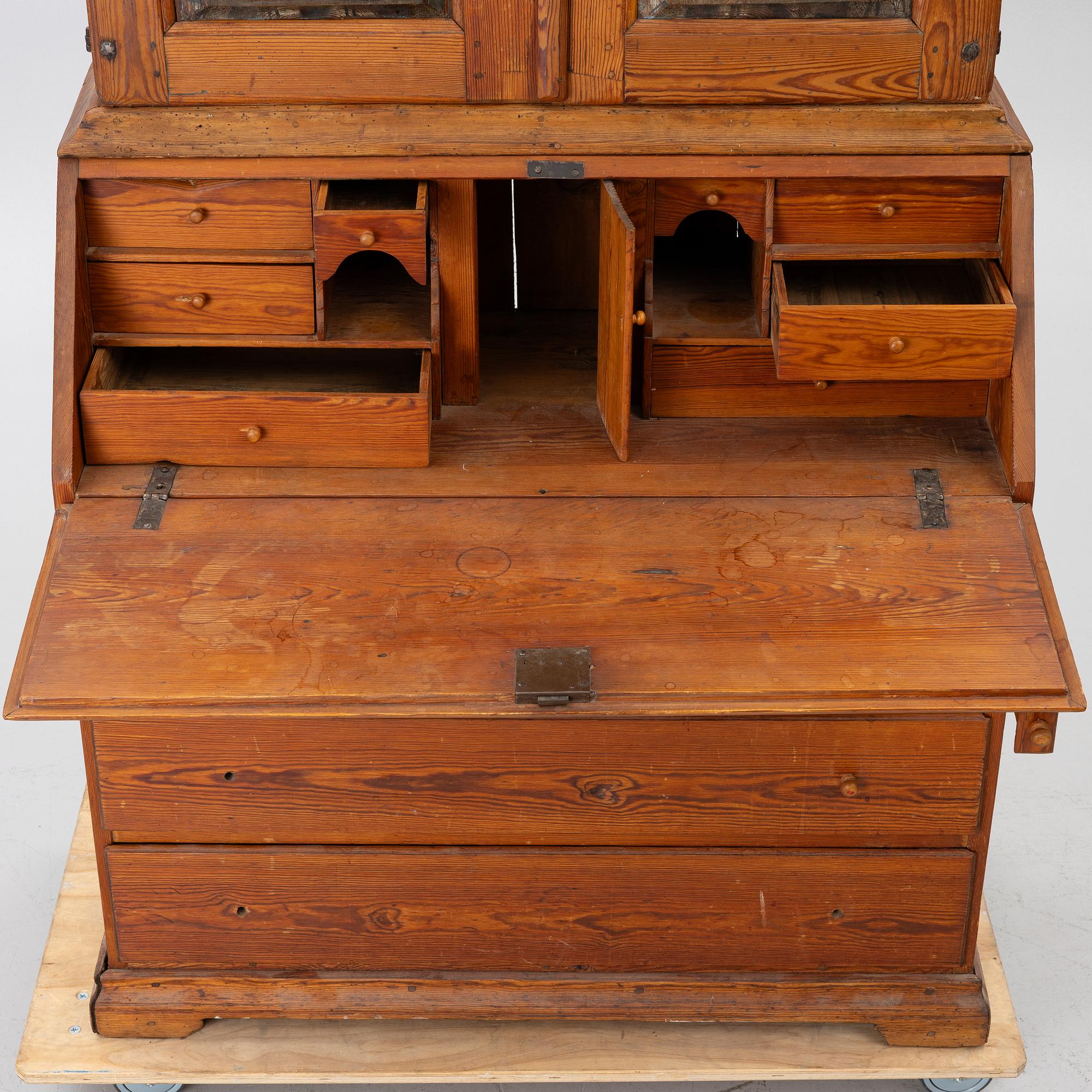 Writing cabinet, vernacular, Dalarna, early 19th century.