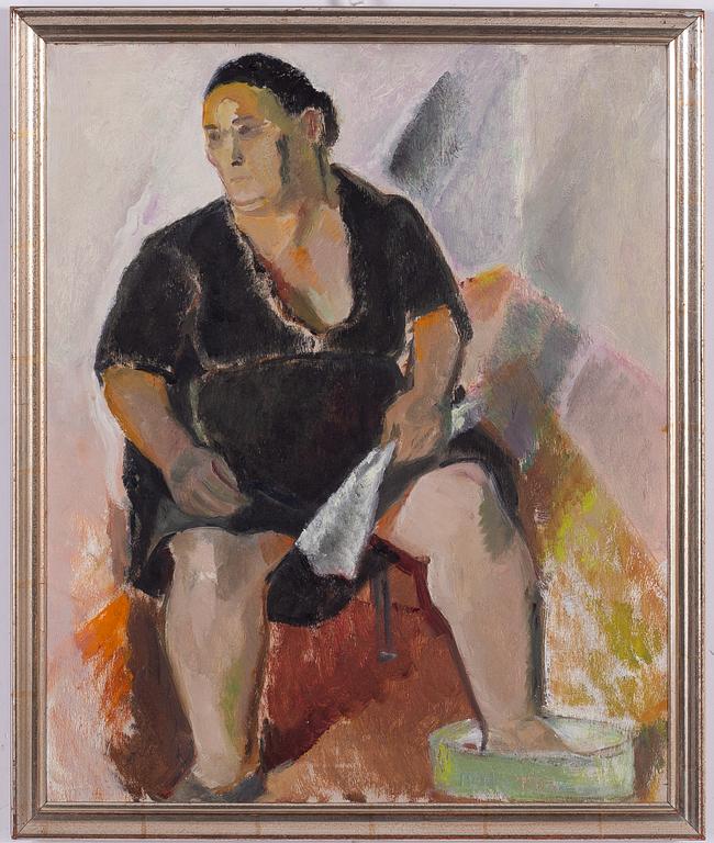 Tora Vega Holmström, "Sittande kvinna".