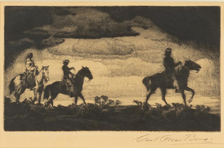 Carl Oscar Borg, "Arabs of the Painted Desert".