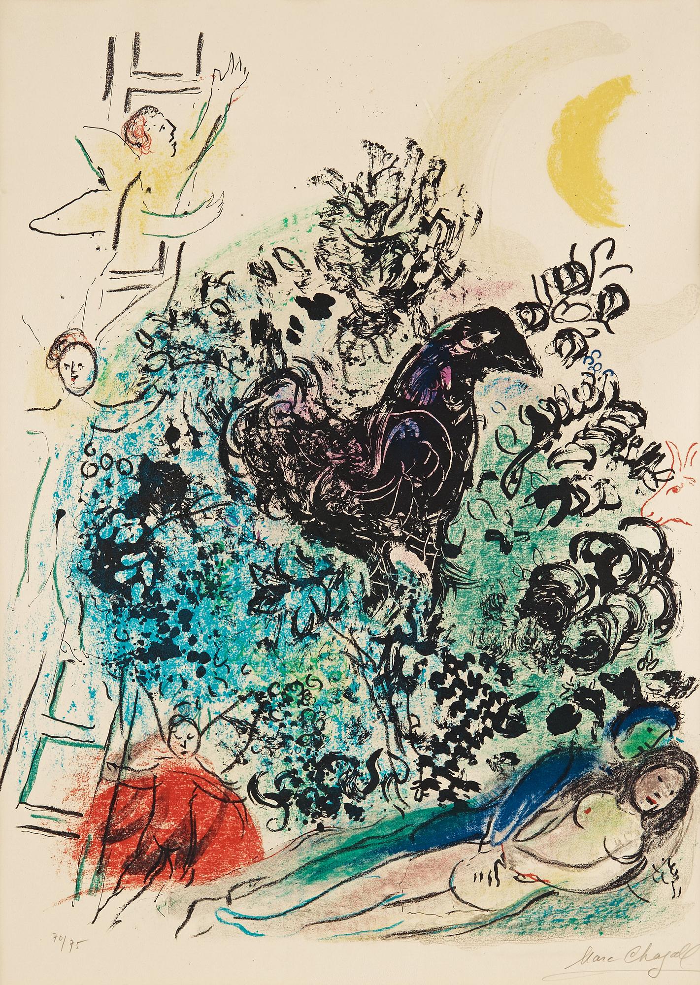 Marc Chagall, "Songe d'un amoureux".