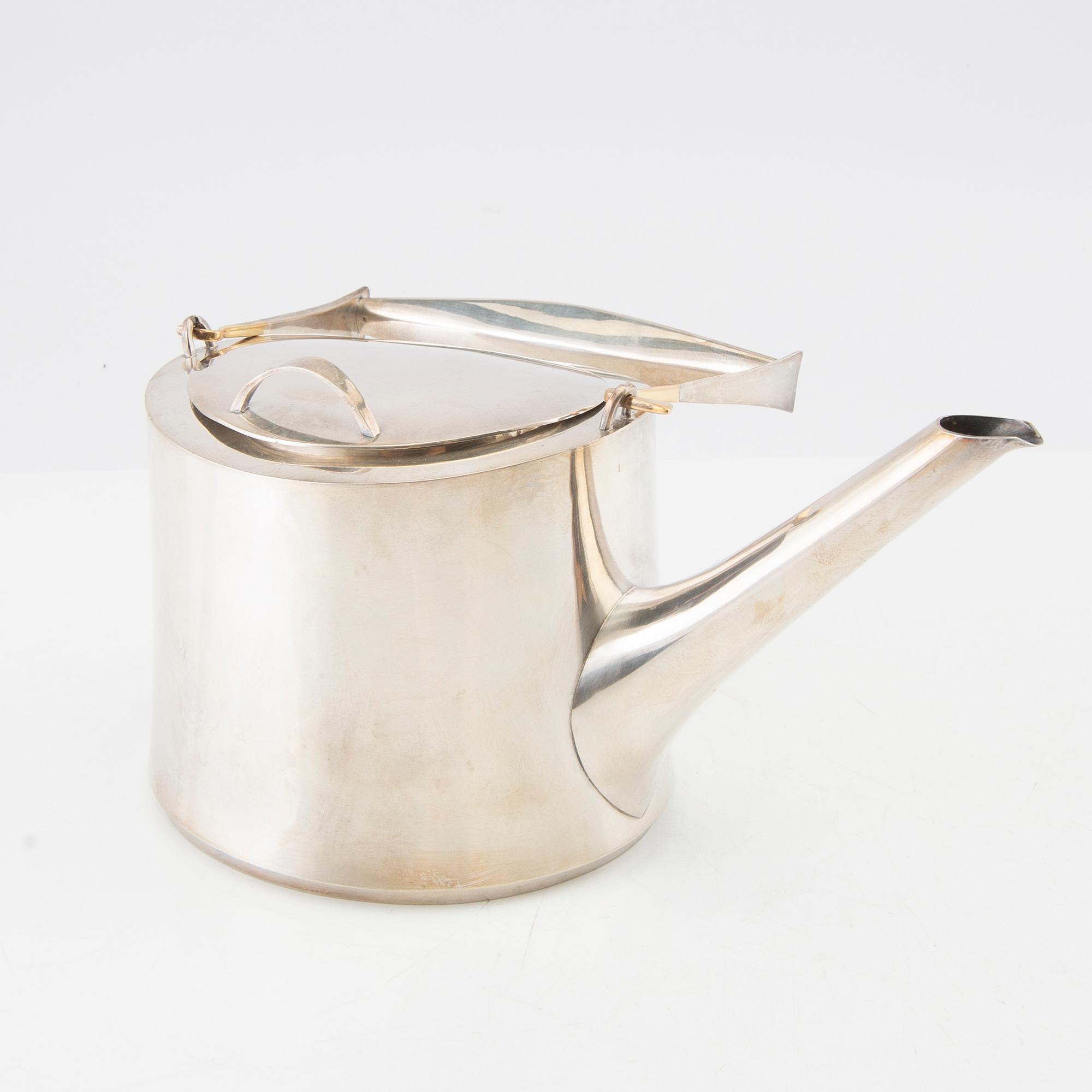 Martin Öhman tekanna silver, Halmstad 1978.