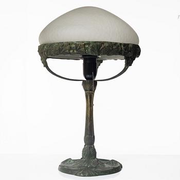 Table lamp, Jugend, Böhlmarks, 1907-24.