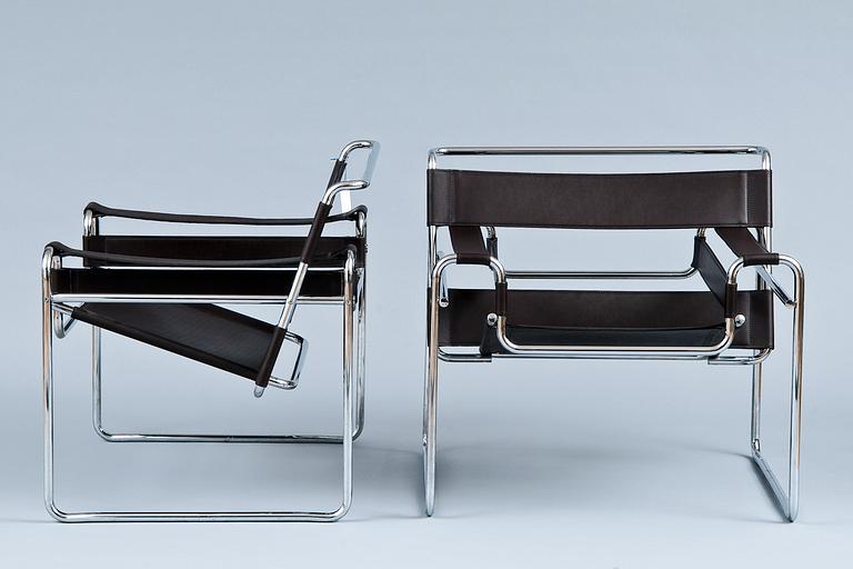 Marcel Lajos Breuer, A PAIR OF ARMCHAIRS.