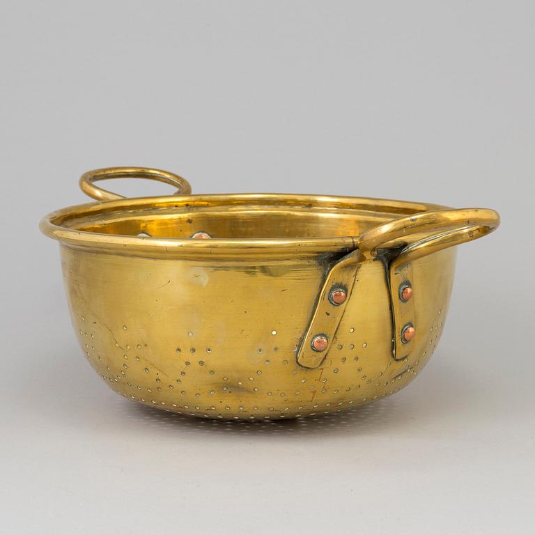 DURKSLAG, mässing, 1700-/1800-tal.