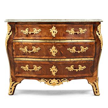 3. A Swedish Rococo commode by L. Nordin.