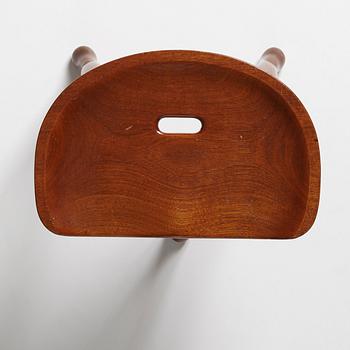 Josef Frank, a "Nil"/"Nile" mahogany stool, model 1003, for Svenskt Tenn, Sweden, probably 1940's, provenance Estrid Ericson.