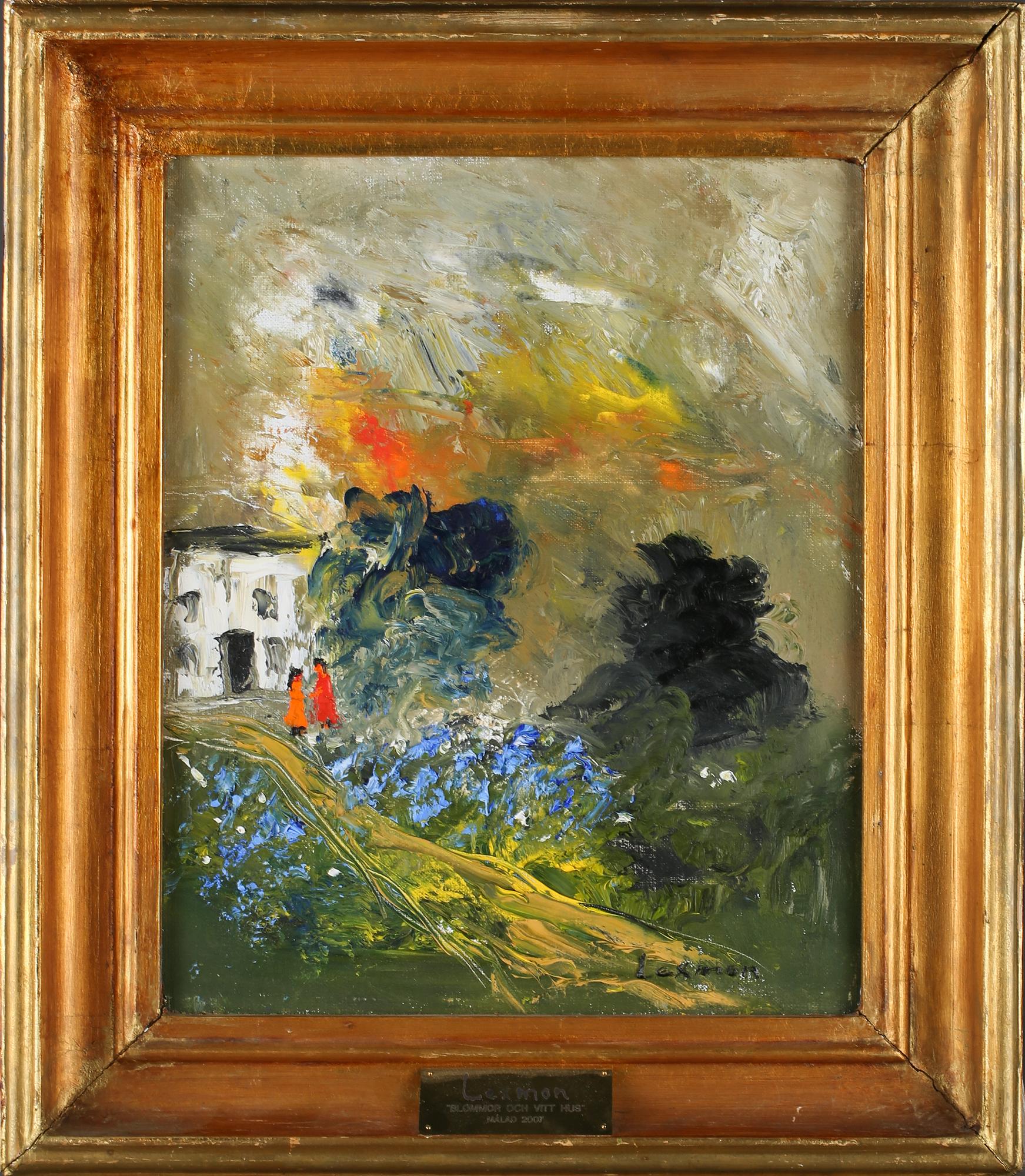 ÅKE LEXMON, olja på duk, signerad.