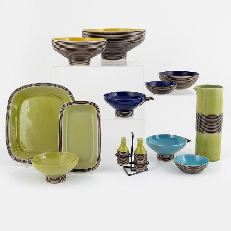 Carl-Harry Stålhane, a 23-piece stoneware dinner service, 'Entré', Rörstrand.