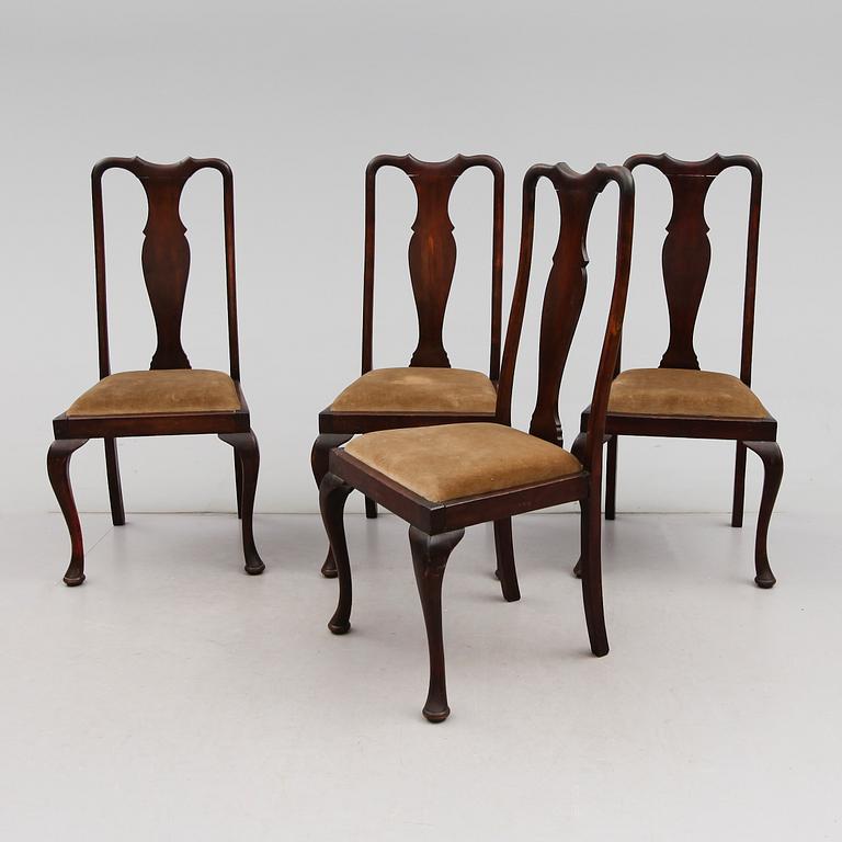 STOLAR, 4 st, England, 1900-talets första hälft.