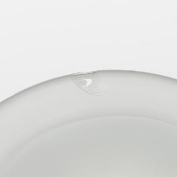 Signe Persson-Melin, A set of 14 bowls 'Boda frost', Boda late 20th century and two glass bowls.