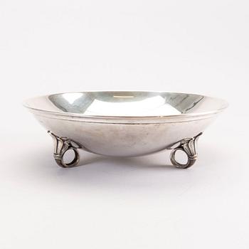 A Danish 20th century sllver bowl mark of Laurits Berth 1938 weight  606 gram.