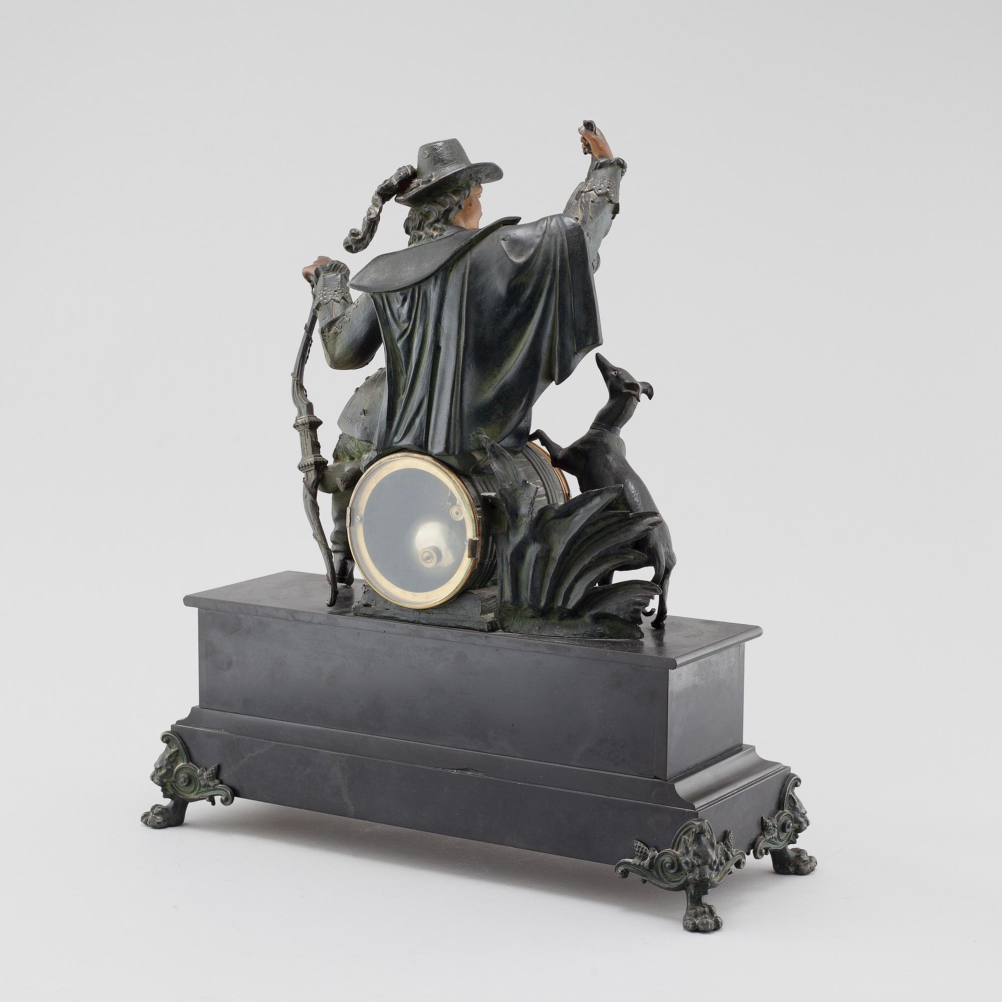 A Breveté table lamp, probably from the 19th century.