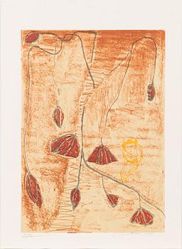 Leena Luostarinen, lithograph, signed and dated 1995, numbered 2/40.