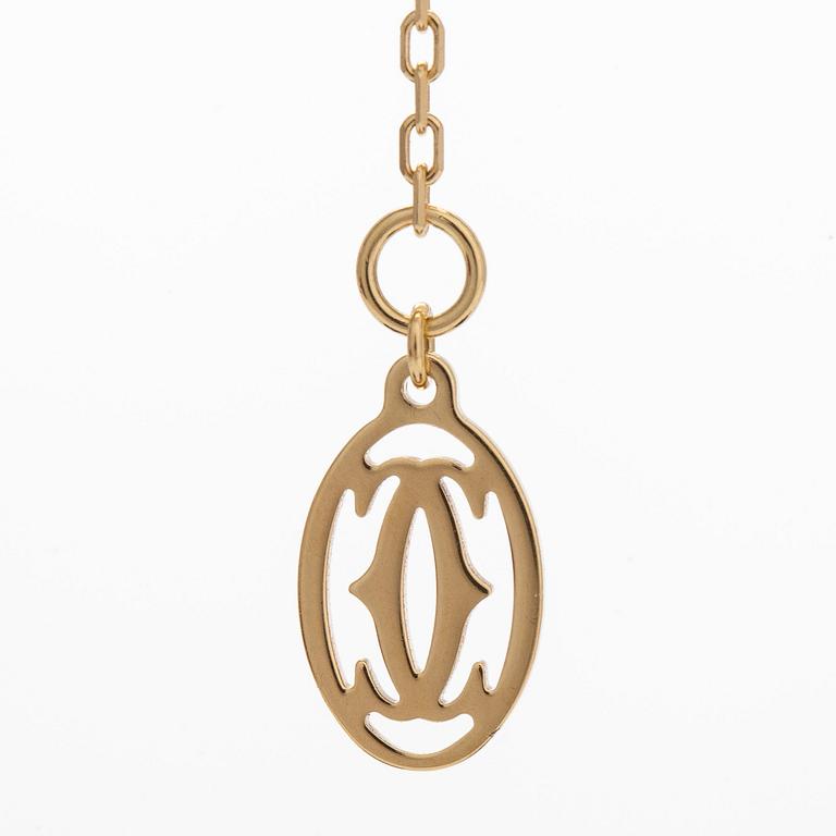 Cartier, an 18K gold 'd'Amour' necklace, with a ca 0.05 ct brilliant-cut diamond.