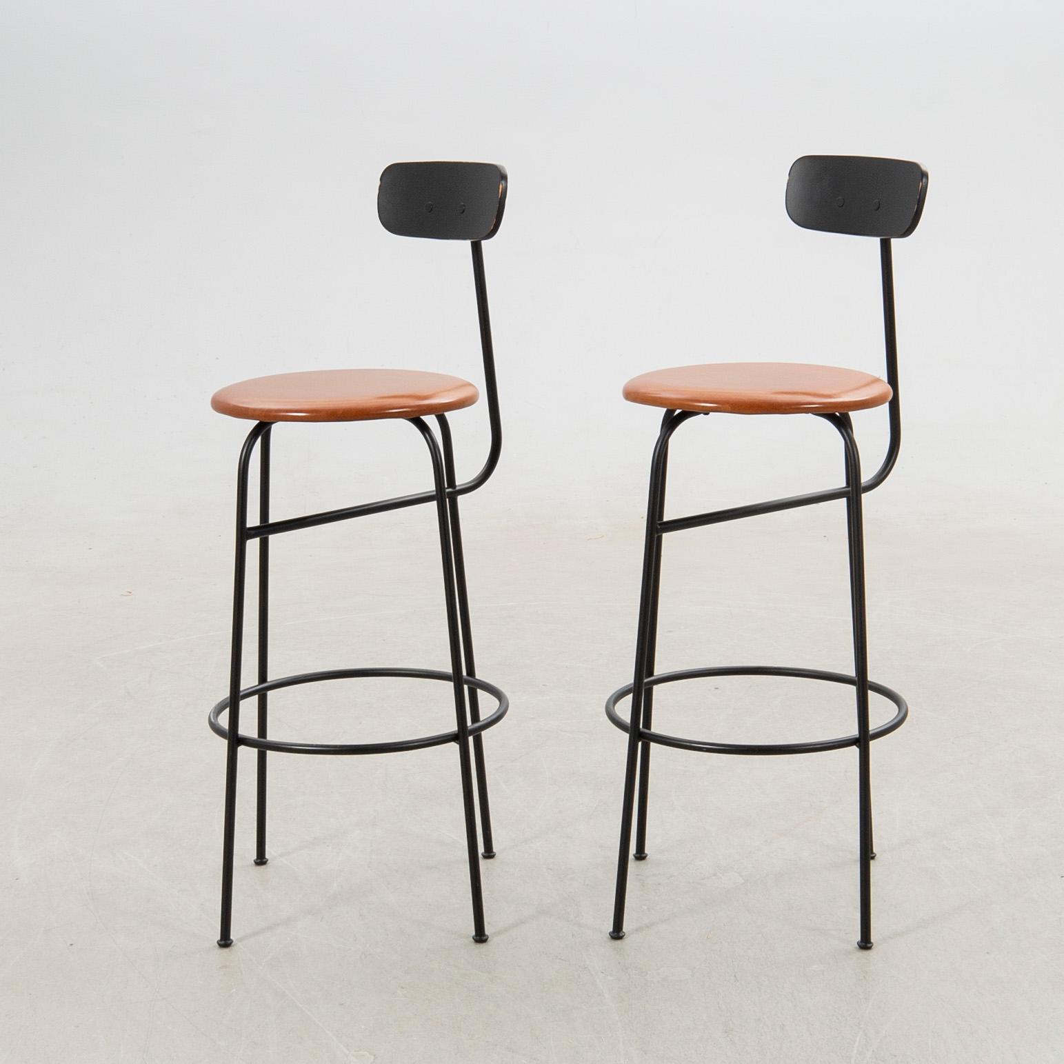 Afteroom, barstolar, ett par, "Counter Chair" Audo, Danmark.