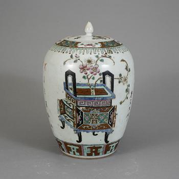 LOCKURNA, porslin, Kina, Tong zhi, 1800-tal.