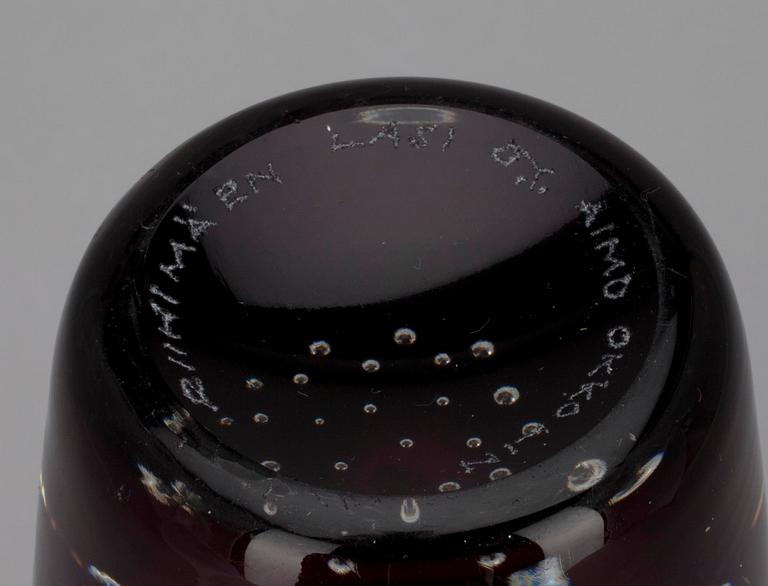 KOSTGLAS, 3 st, Tapio Wirkkala, Kaj Franck samt Aimo Okkolin, Iittala, Notsjö och Riihimäki.