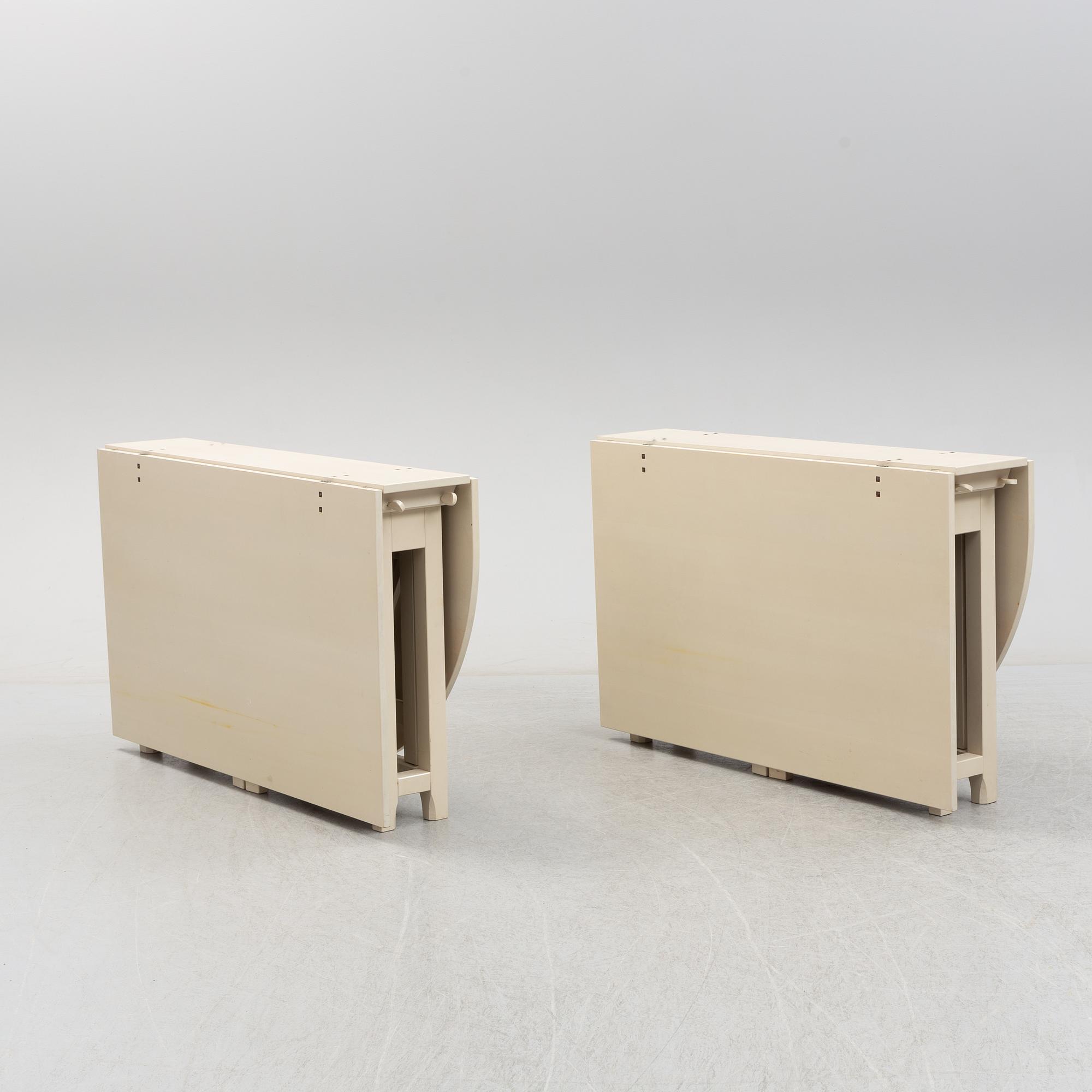 SLAGBORD, ett par, "Bergslagen", IKEA:s 1700-talsserie, 1990-tal.