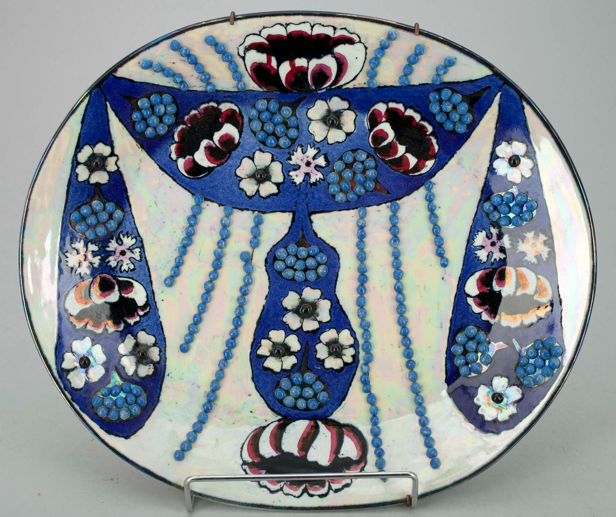 KERAMIIKKAVATI, sign Kaipiainen, Arabia, 1900-luvun loppupuoli.