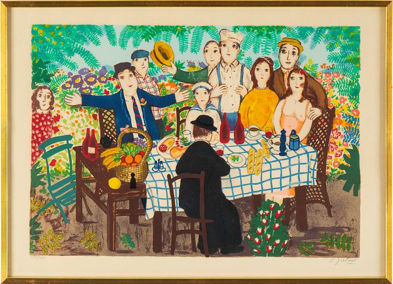 LENNART JIRLOW, lithograph in colours, signed 352/460.