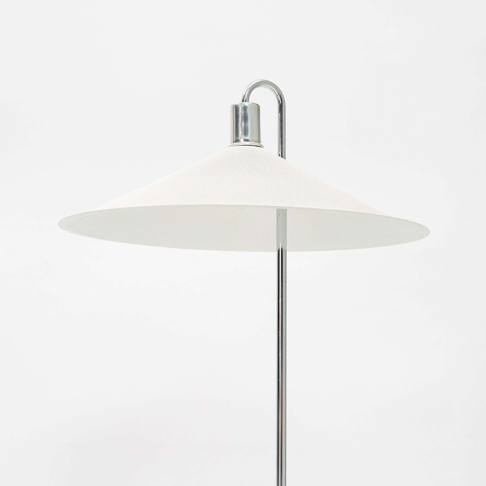 Börge Lindau & Bo Lindercrantz, a 'Zero' table lamp and 'Zero' floor lamp, late 20th century.