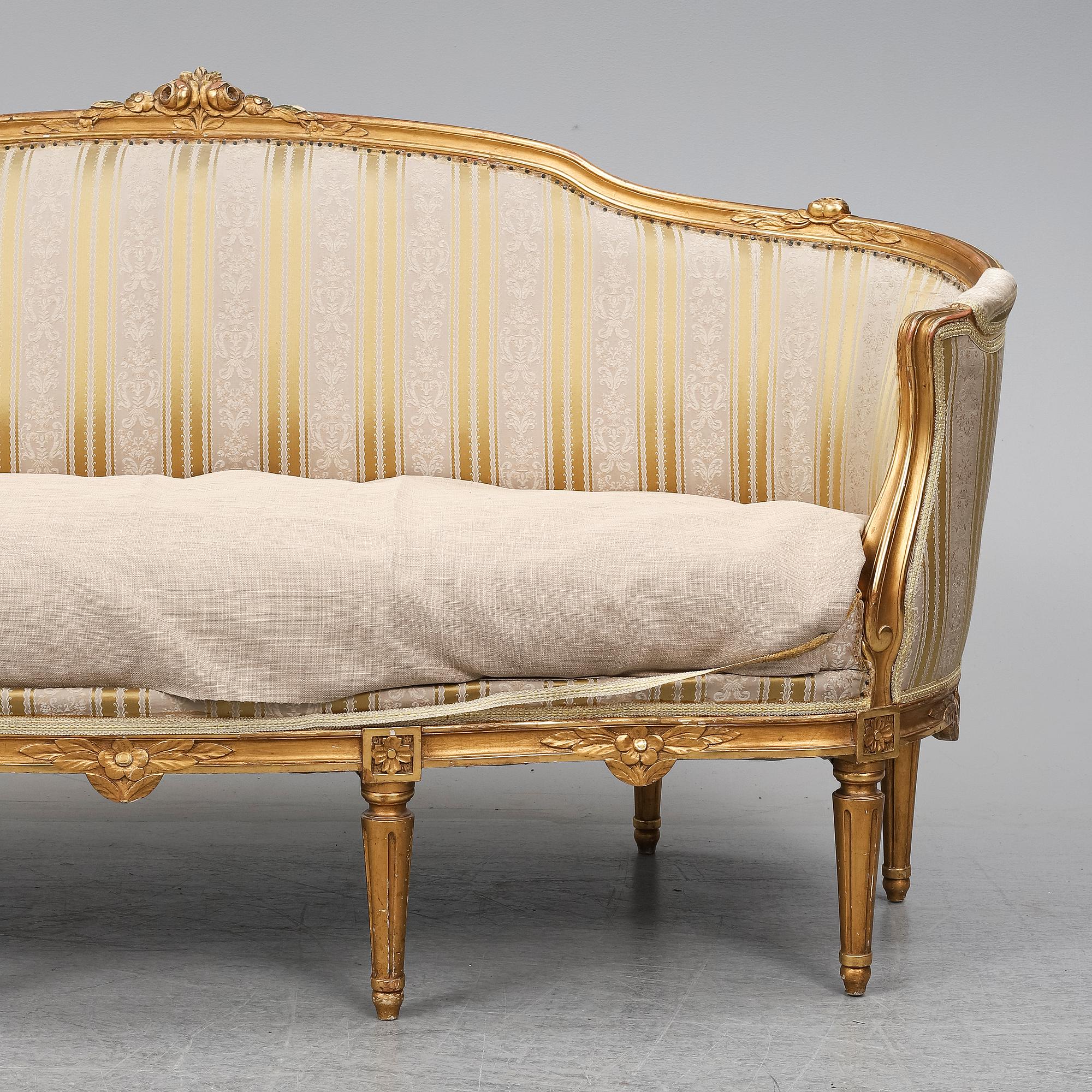 SOFFA, gustaviansk stil, 1900-talets första hälft.