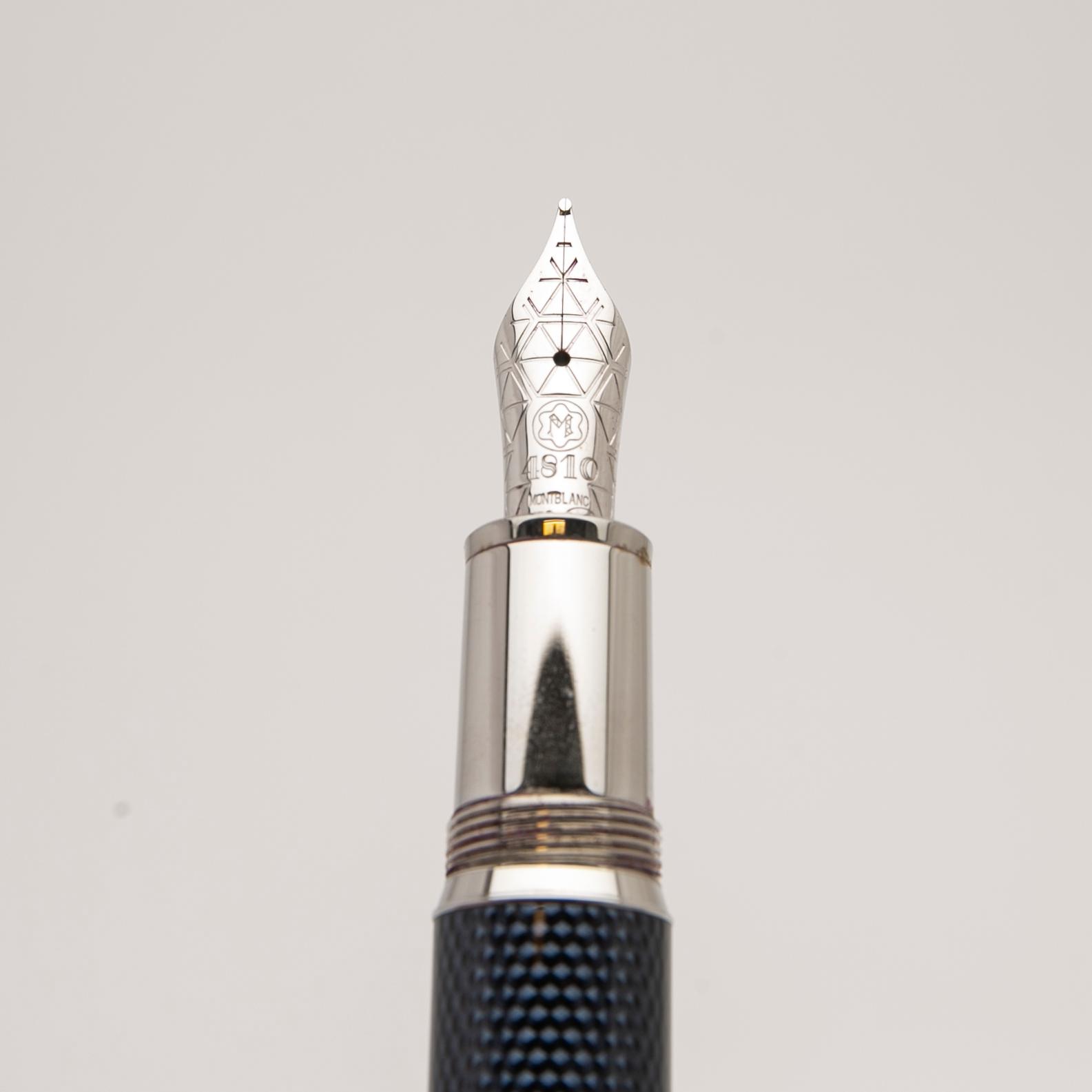 Montblanc, fountain pen, "Blue Hour Le Grande Fountain", Germany.