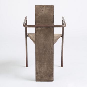Jonas Bohlin, a 'Concrete' armchair, ed. 36/100, Källemo, Värnamo, Sweden post 1981.