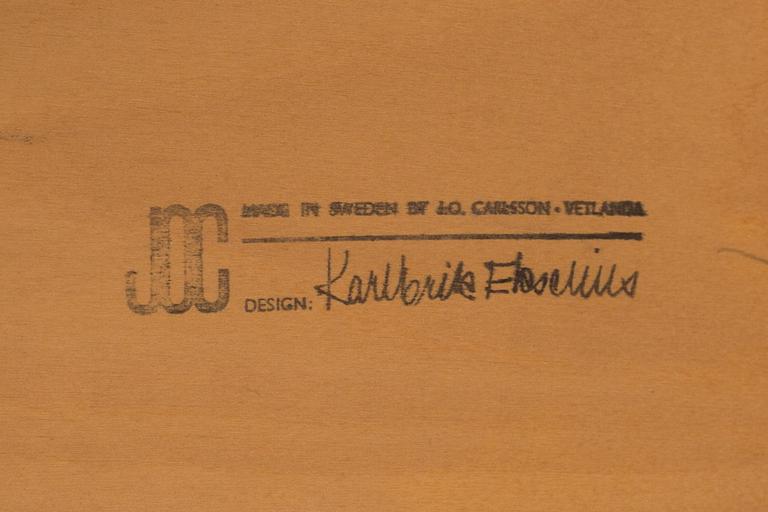 KARMSTOLAR, 5 st, Karl Erik Ekselius för JOC, Vetlanda.
