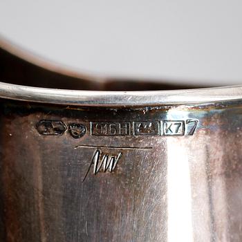 VAS, Tapio Wirkkala, silver, "Liekki", Tavastehus, 1963. Total vikt ca 339 g.