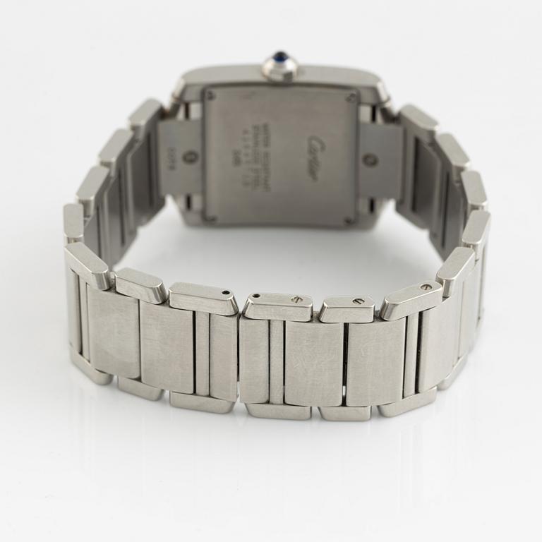 Cartier, Tank, Francaise, armbandsur, 30 x 25 mm.