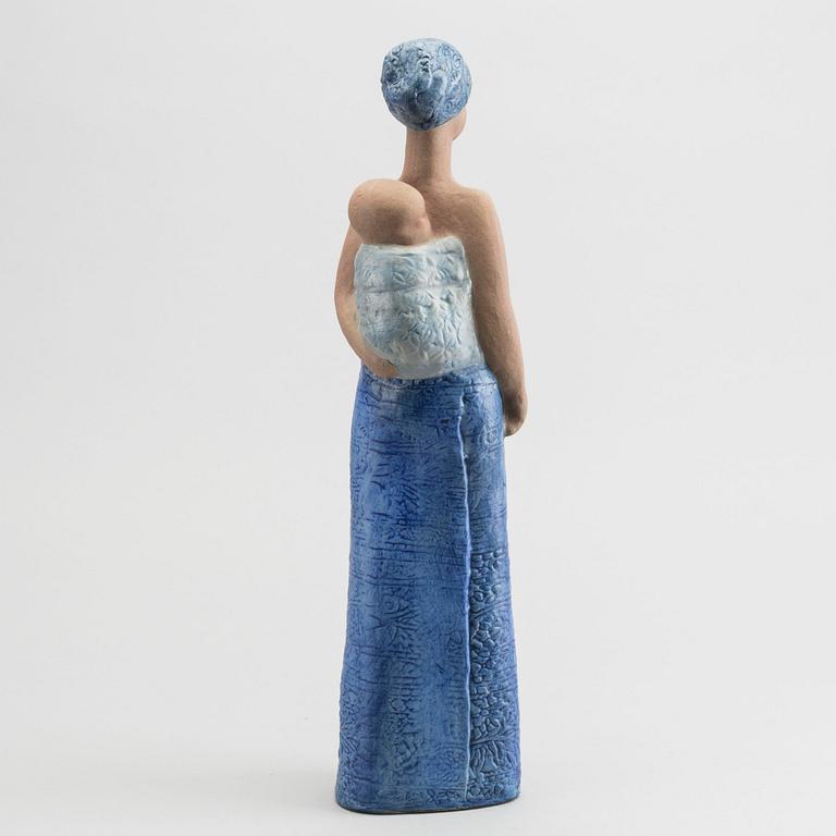 LISA LARSON, figurin signerad Gustavsbeg K-studion glaserat stengods.