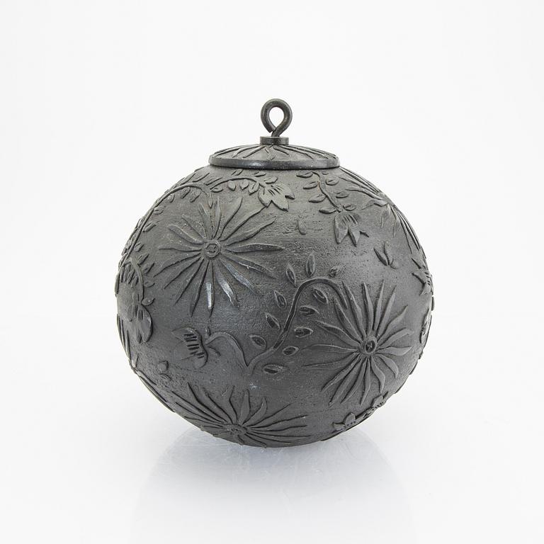 Anja Notini, a signed earthenware urn.