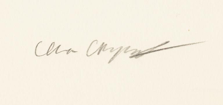 Lena Cronqvist, lithograph, signed and numbered LC 36/40.