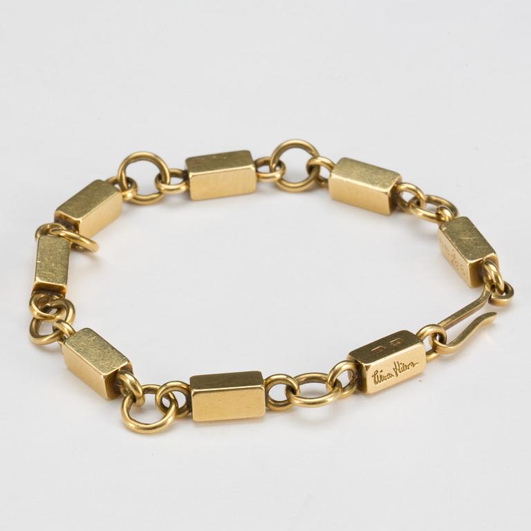 A Wiwen Nilsson 18k gold bracelet, Lund 1943.