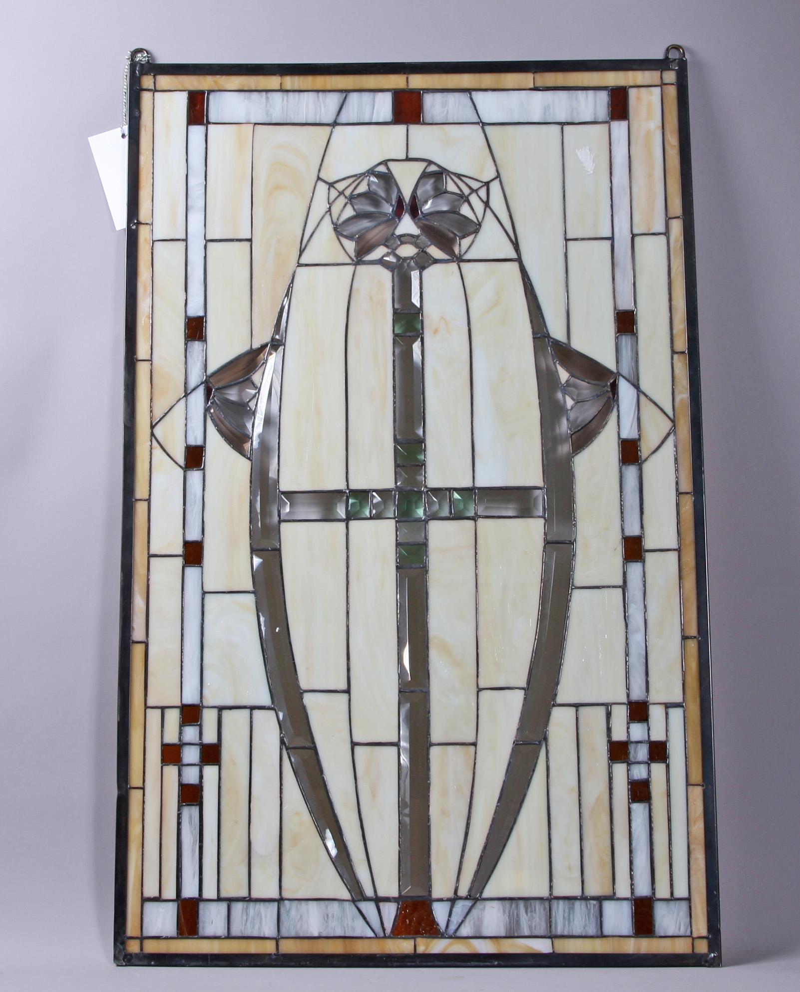 BLYFÖNSTER, jugendstil. 1900/2000-tal.
