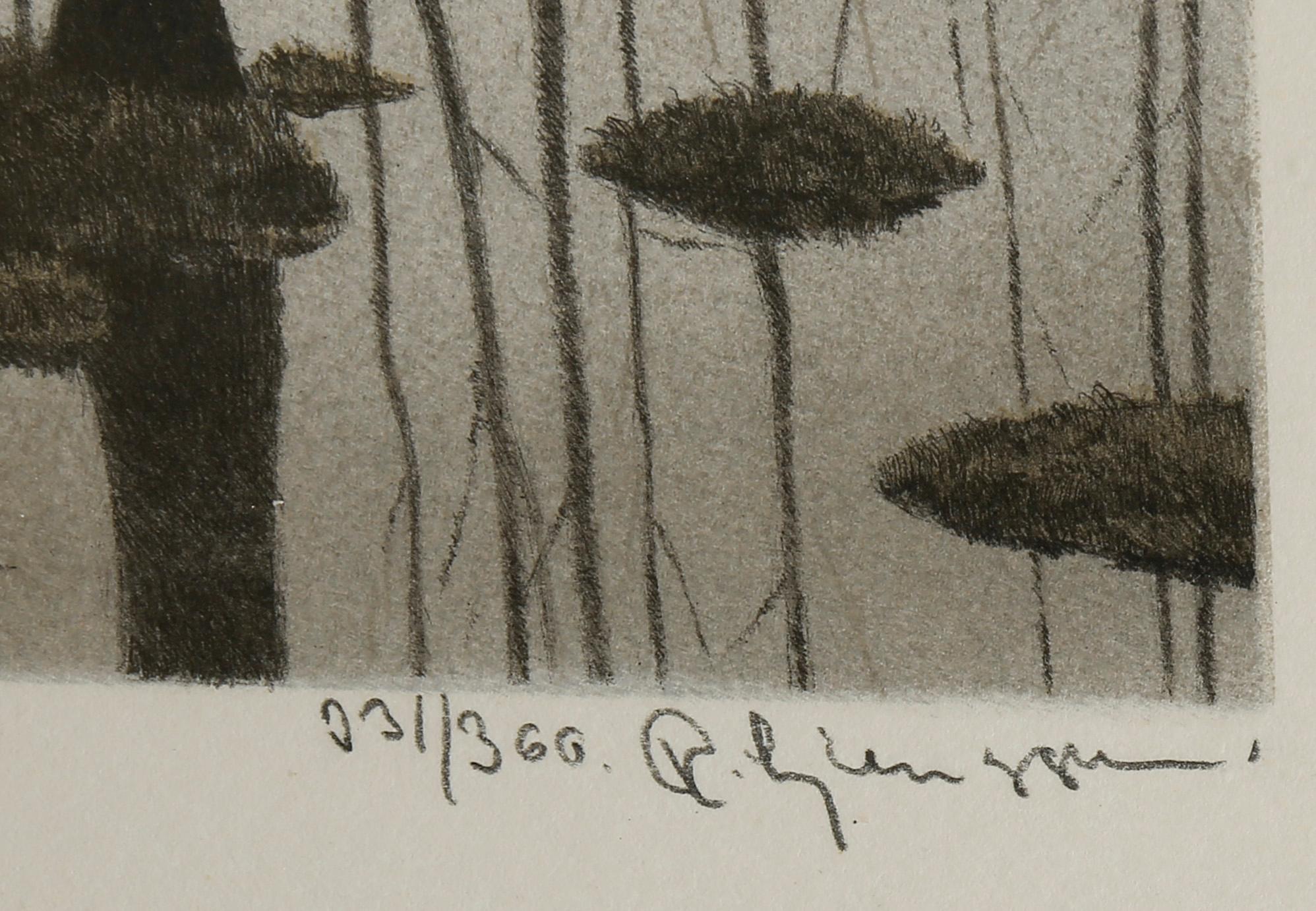 REINHOLD LJUNGGREN, färglitografi, signerad och numrerad 231/366.