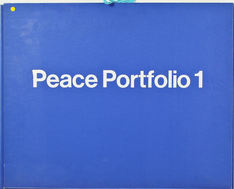 FÄRGLITOGRAFIER, 7 st, ur portfolion; Peace Portfolio, 1970.