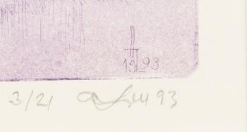 Ado Lill, etsningar, 3 st.