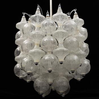 A 'Tulipan' chandelier from J.T. Kalmar, Austria, 1960's/70's.