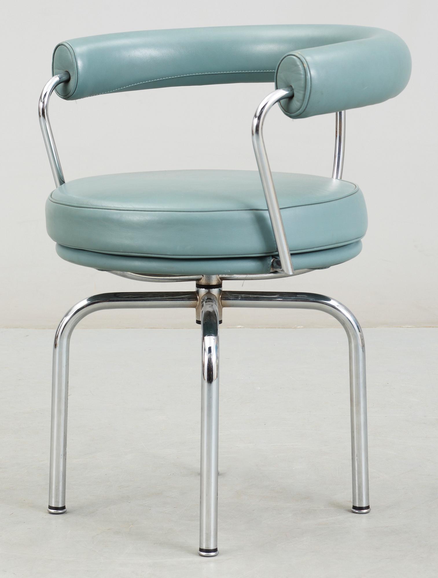 SNURRFÅTÖLJ, Le Corbusier, "LC7", Cassina, Italien.